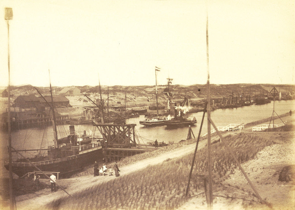 Detail of The North Sea Canal at IJmuiden by Anonymous