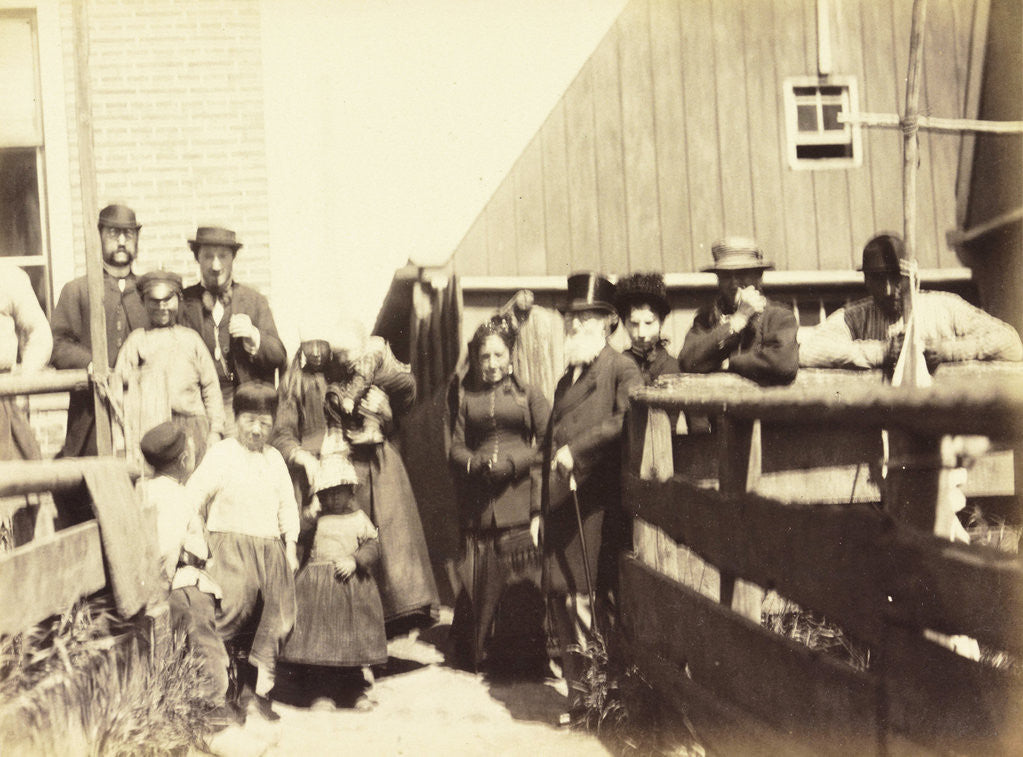 Detail of Inhabitants of the island Marken by Anonymous