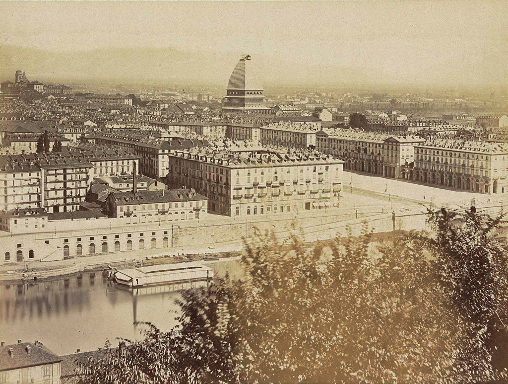 Detail of View of Turin, Torino Piedmont Italy by Anonymous