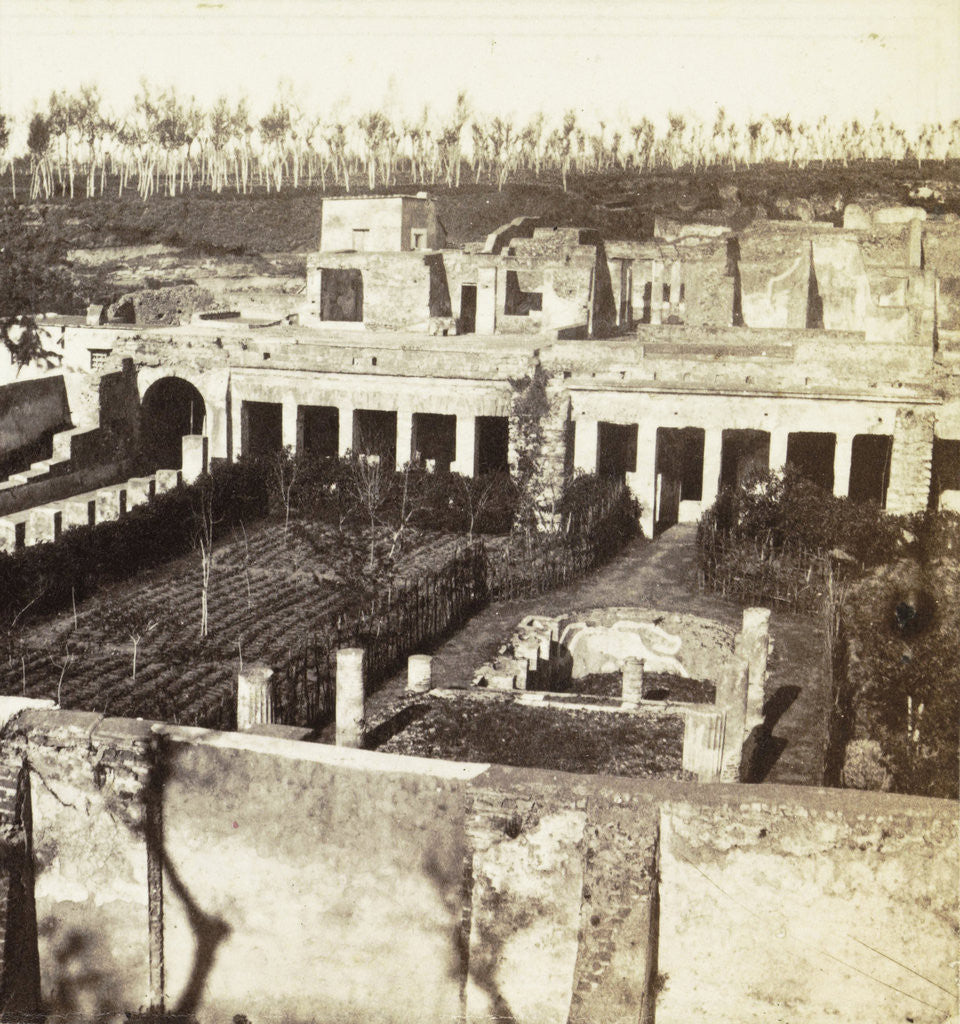 Detail of Casa di Diomède to Pompeii, Italy, Photographie Artistique, c. 1865 by Anonymous