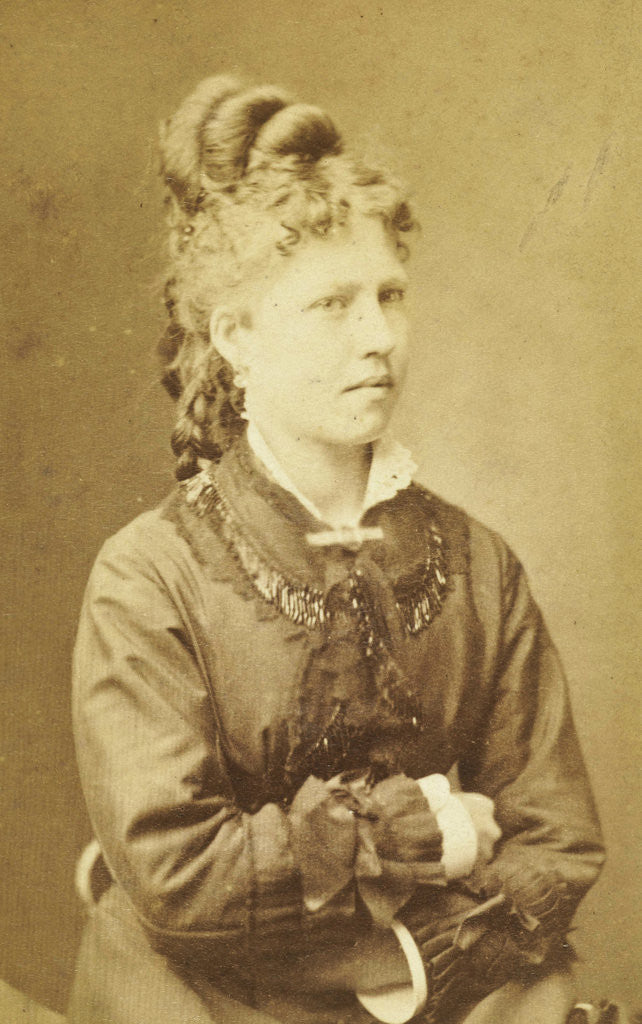 Detail of Portrait of woman by W. Grein-Vonk