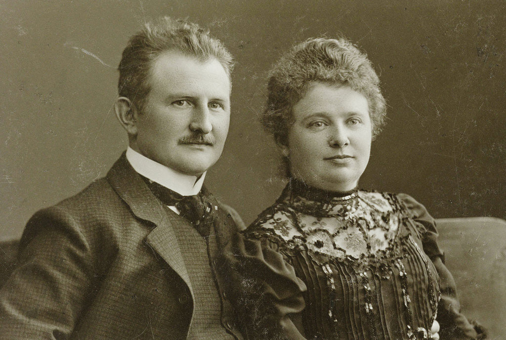 Detail of Portrait of couple by Alex Möhlen