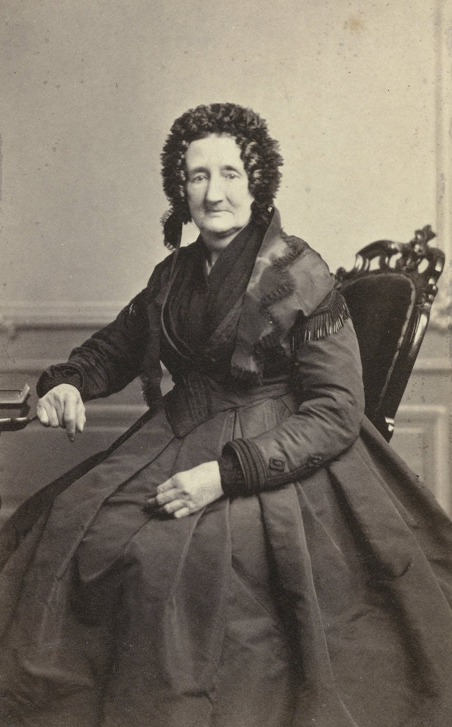 Detail of Portrait of an elderly woman by A. Böeseken