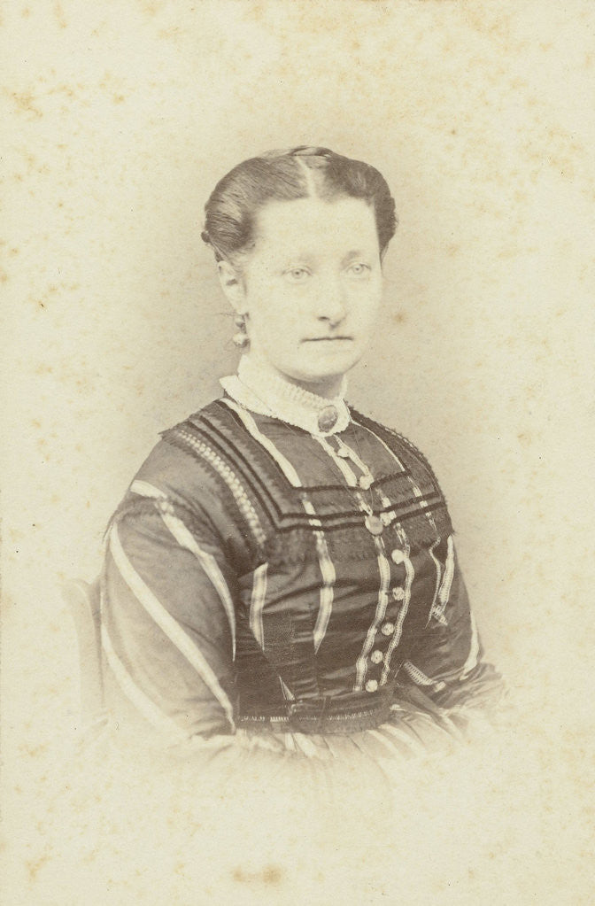 Detail of Portrait of a woman by R. Elzinga