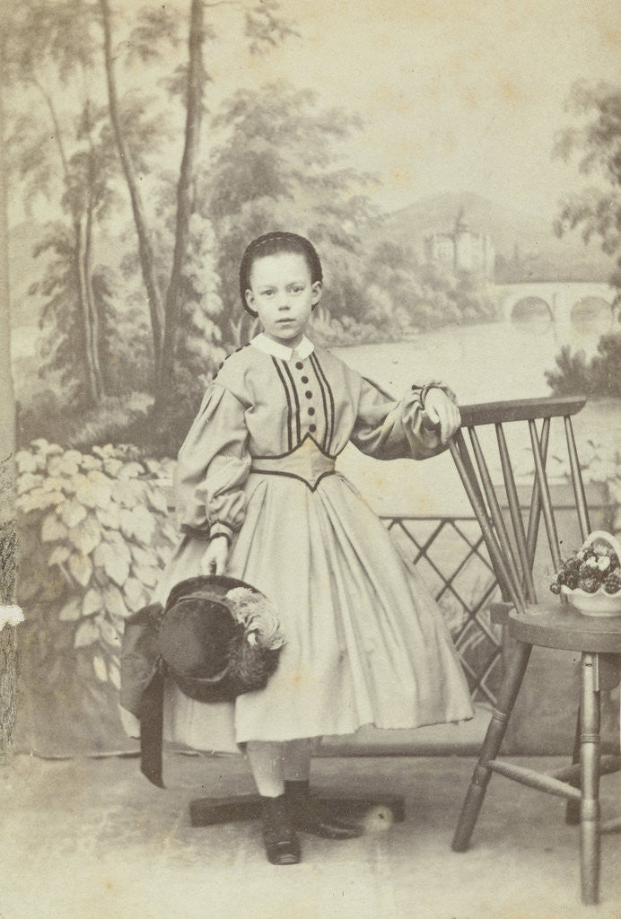 Detail of Portrait of a girl by Jacobus van Gorkom Jr