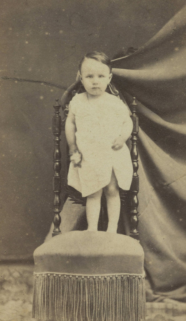 Detail of Portrait of a child by Eugène Jacquet