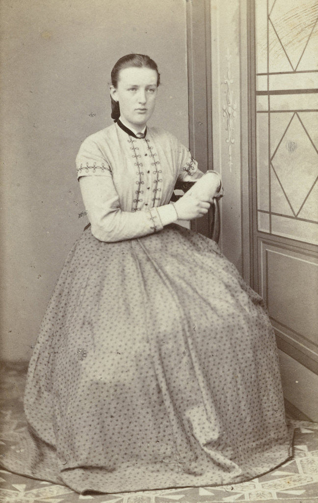 Detail of Portrait of a woman by Francois Hermans