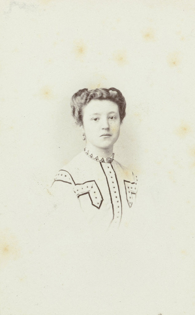 Detail of Portrait of a woman by Christiaan Martinus Jan Hermelink