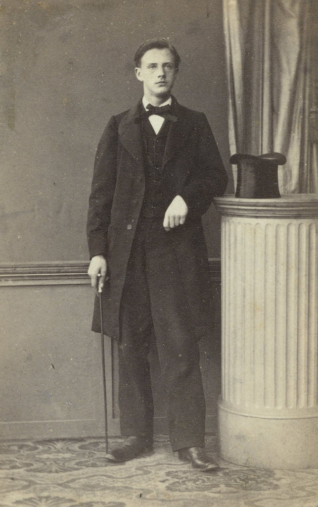 Detail of Portrait of a Man by M. Hille