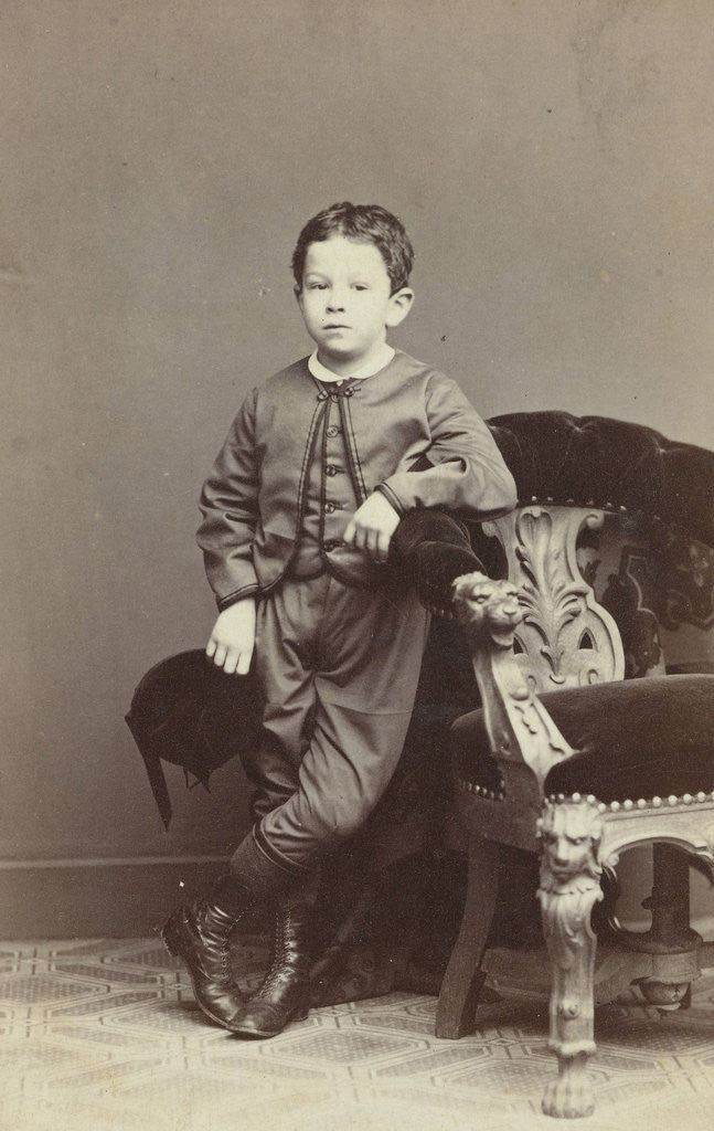 Detail of Portrait of a boy by C. Janssen & E. Radermacher