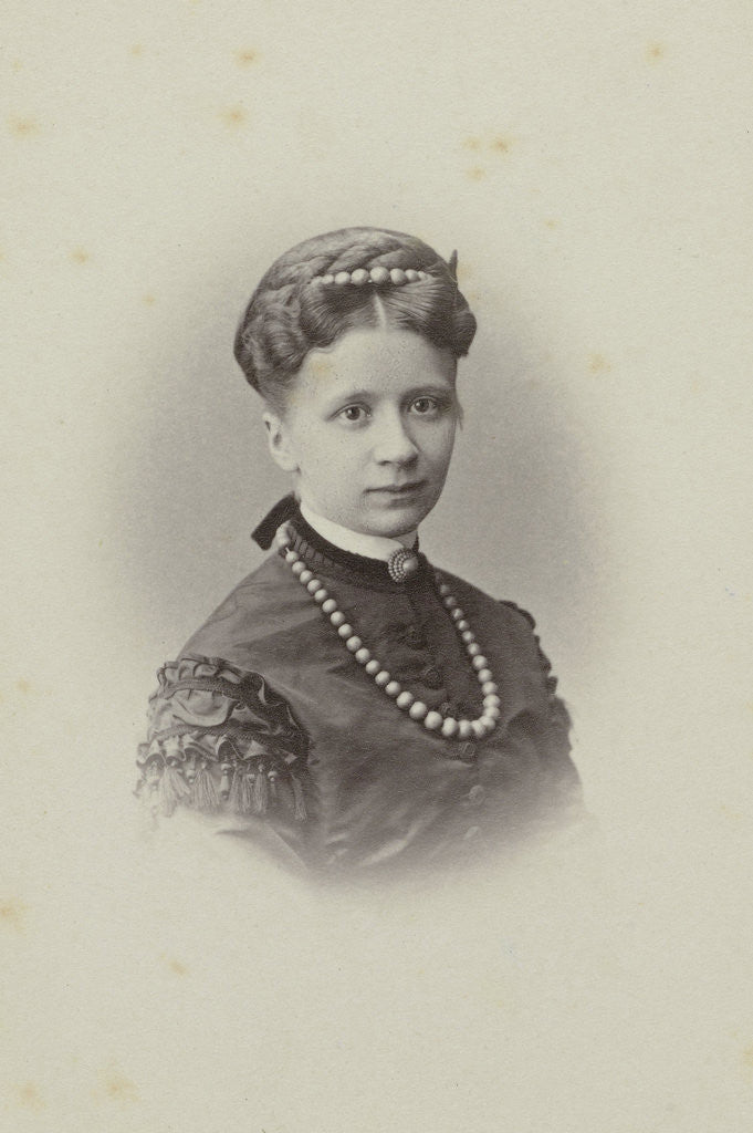 Detail of Portrait of a woman by Anonymous