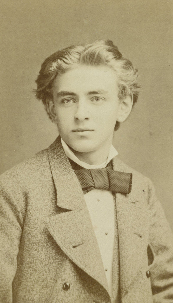 Detail of Portrait of a young man (Doornbos?) by Godfried de Jong