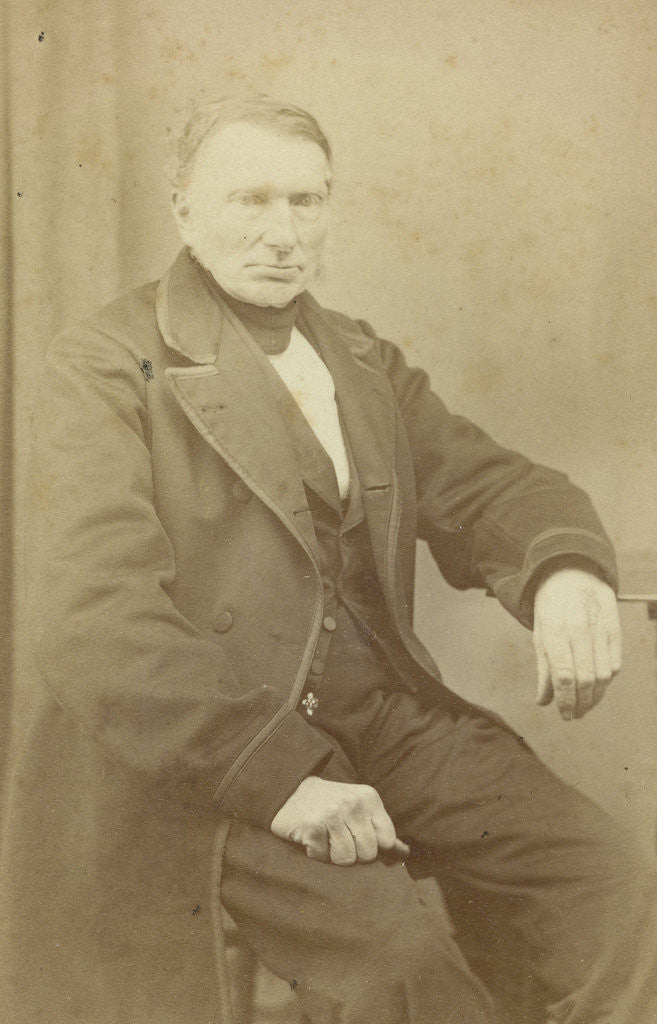 Detail of Portrait of a Man by R.P. Lammers