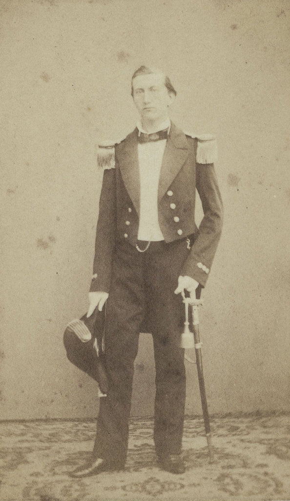 Detail of Portrait of a man in uniform by Anonymous