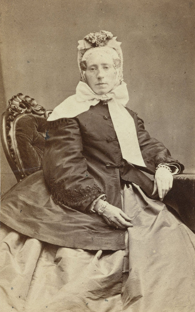 Detail of Portrait of a woman by H.P.J. Schuiten