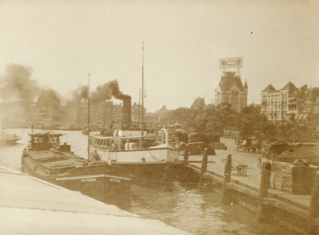 Detail of Vessels on quay by Anonymous