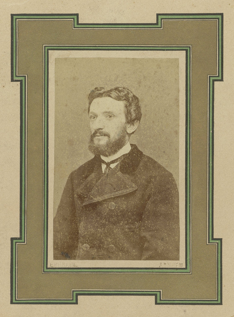 Detail of Portrait of a man by J. Ephraim