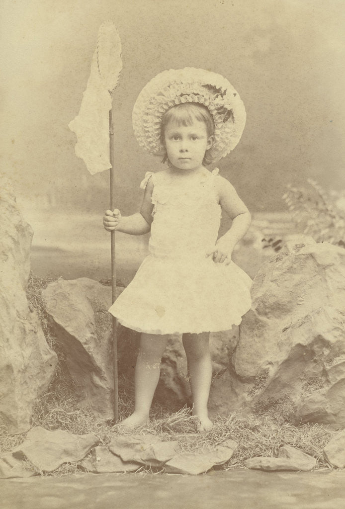 Detail of Studio Portrait of Tottie MacPherson by Woodbury & Page