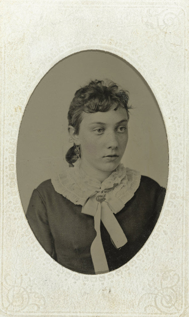 Detail of Portrait of a woman by Urlin & Beckley's Picture Gallery