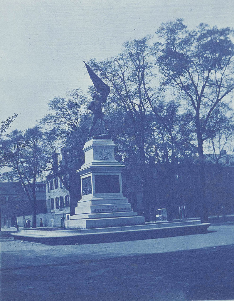Detail of Sgt. Jasper Memorial, Madison Square, Savannah City, Georgia, United States by Anonymous