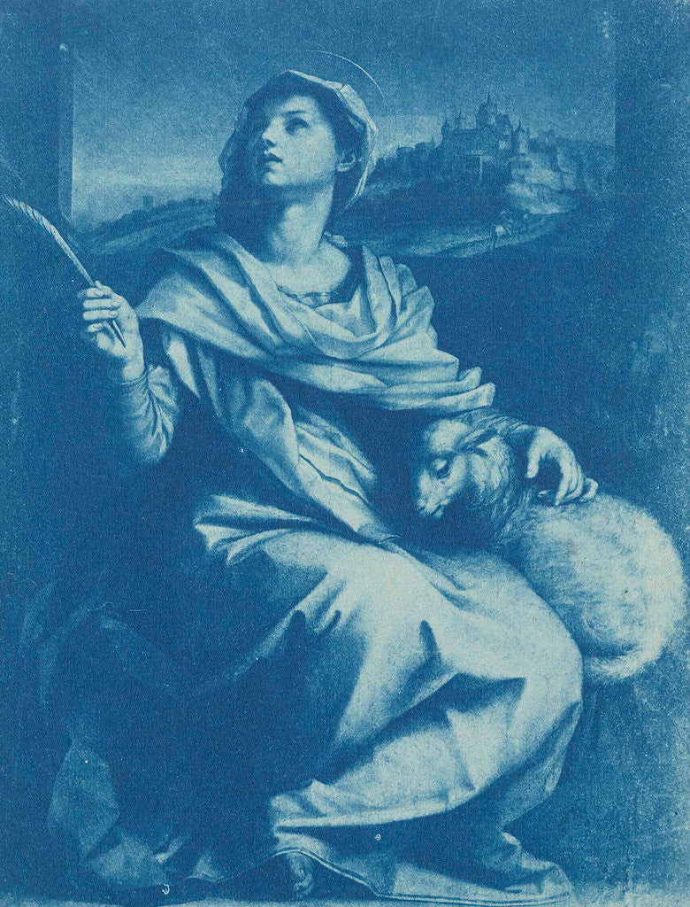 Detail of St. Agnes in the Dom ?, Pisa, Italy by Anonymous