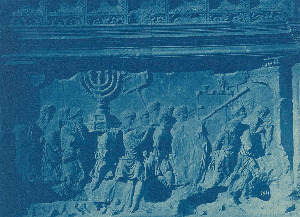 Detail of Relief from the Arch of Titus, Rome, Italy by Anonymous