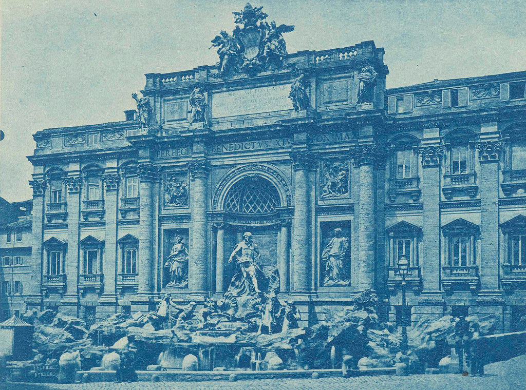Detail of Trevi Fountain, Fontana di Trevi, Rome, Italy by Anonymous