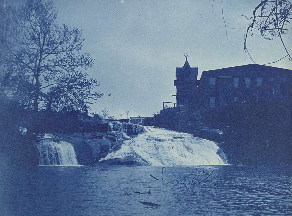 Detail of Waterfall in a river by Anonymous