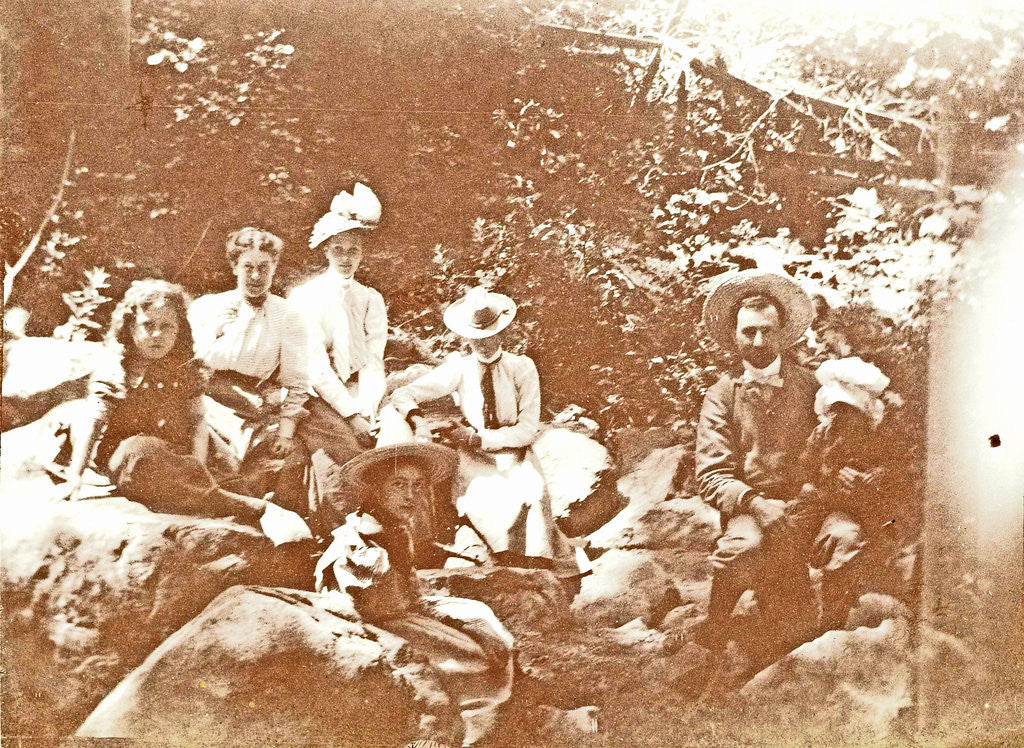 Detail of Derricks (near?) Pleasure Island Camp, Cupsuptic Lake, Maine, USA by Anonymous