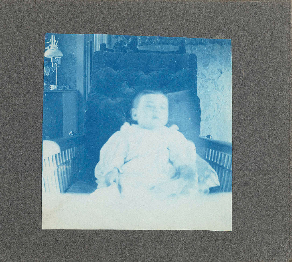 Detail of Child sitting in a chair, USA by Anonymous