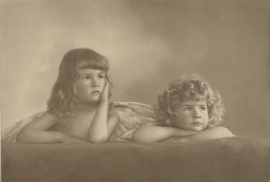 Detail of Portrait of Agnes Renee and Irene Heloïse Pauw van Wieldrecht by Henry Pauw van Wieldrecht