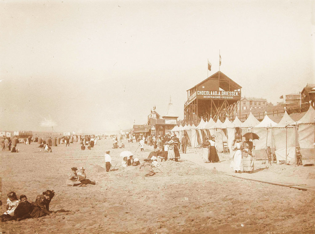 Detail of Beach at Scheveningen by Henry Pauw van Wieldrecht