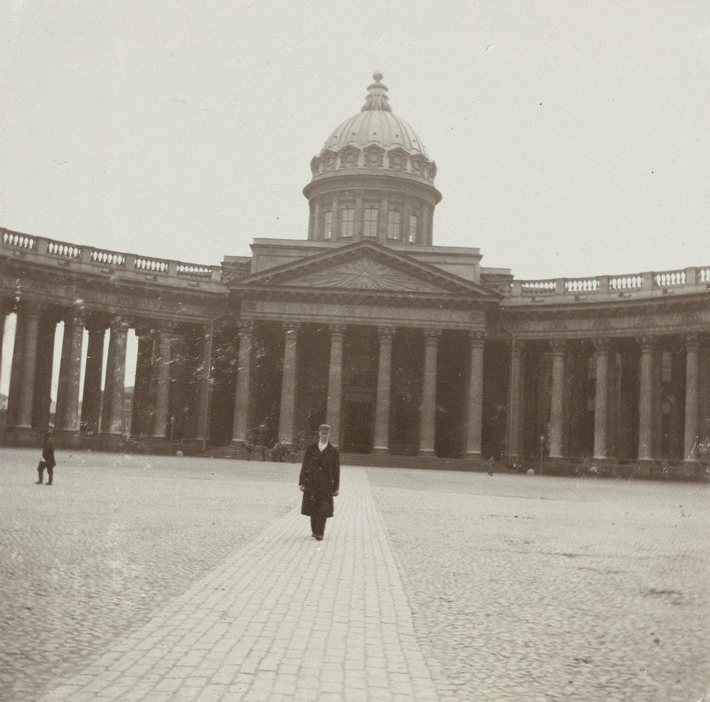 Detail of Kazan Cathedral, designed to St. Peter in St. Petersburg, Russia by Henry Pauw van Wieldrecht
