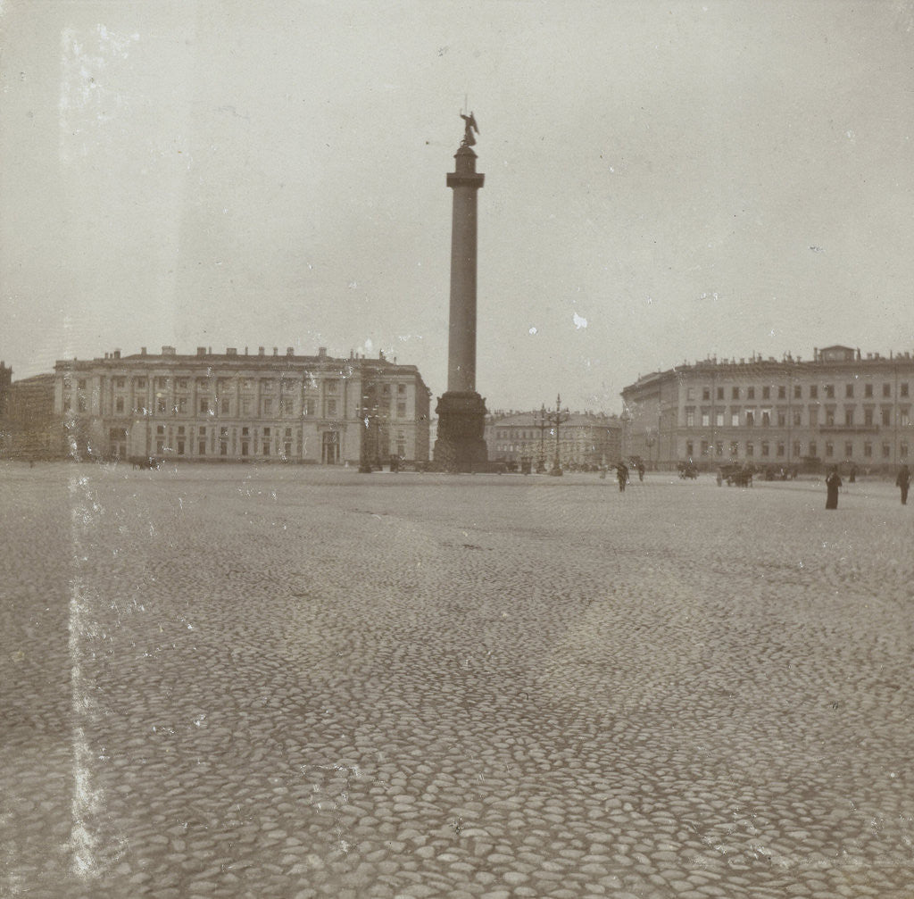 Detail of The square in front of the Hermitage in St. Petersburg Russia by Henry Pauw van Wieldrecht