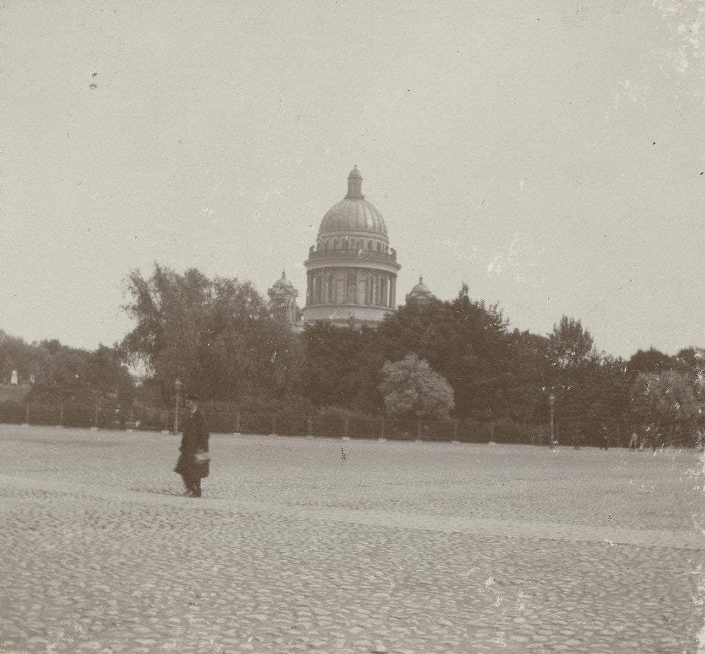 Detail of Dome of St. Isaac's Cathedral, designed by Auguste Montferrand, St. Petersburg, Russia by Henry Pauw van Wieldrecht