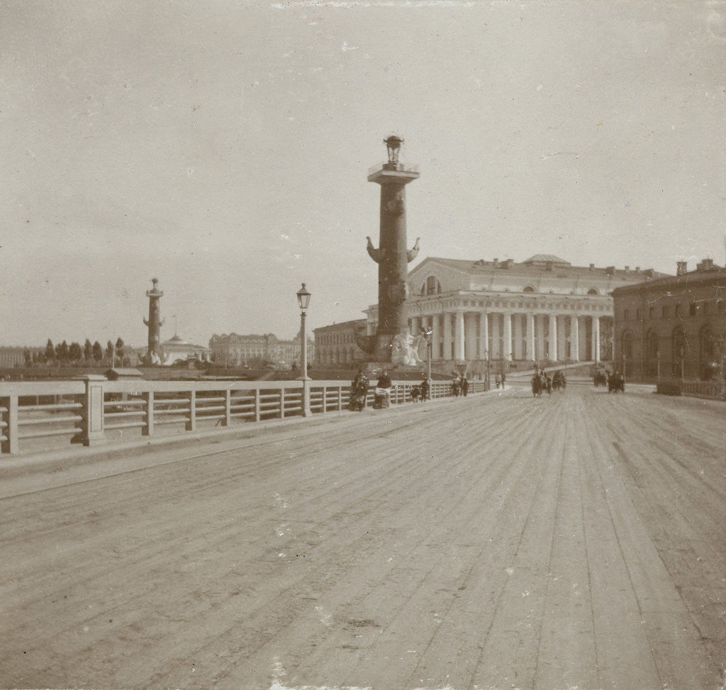 Detail of Bridge across the Neva in St. Petersburg, Russia by Henry Peacock Wieldrecht