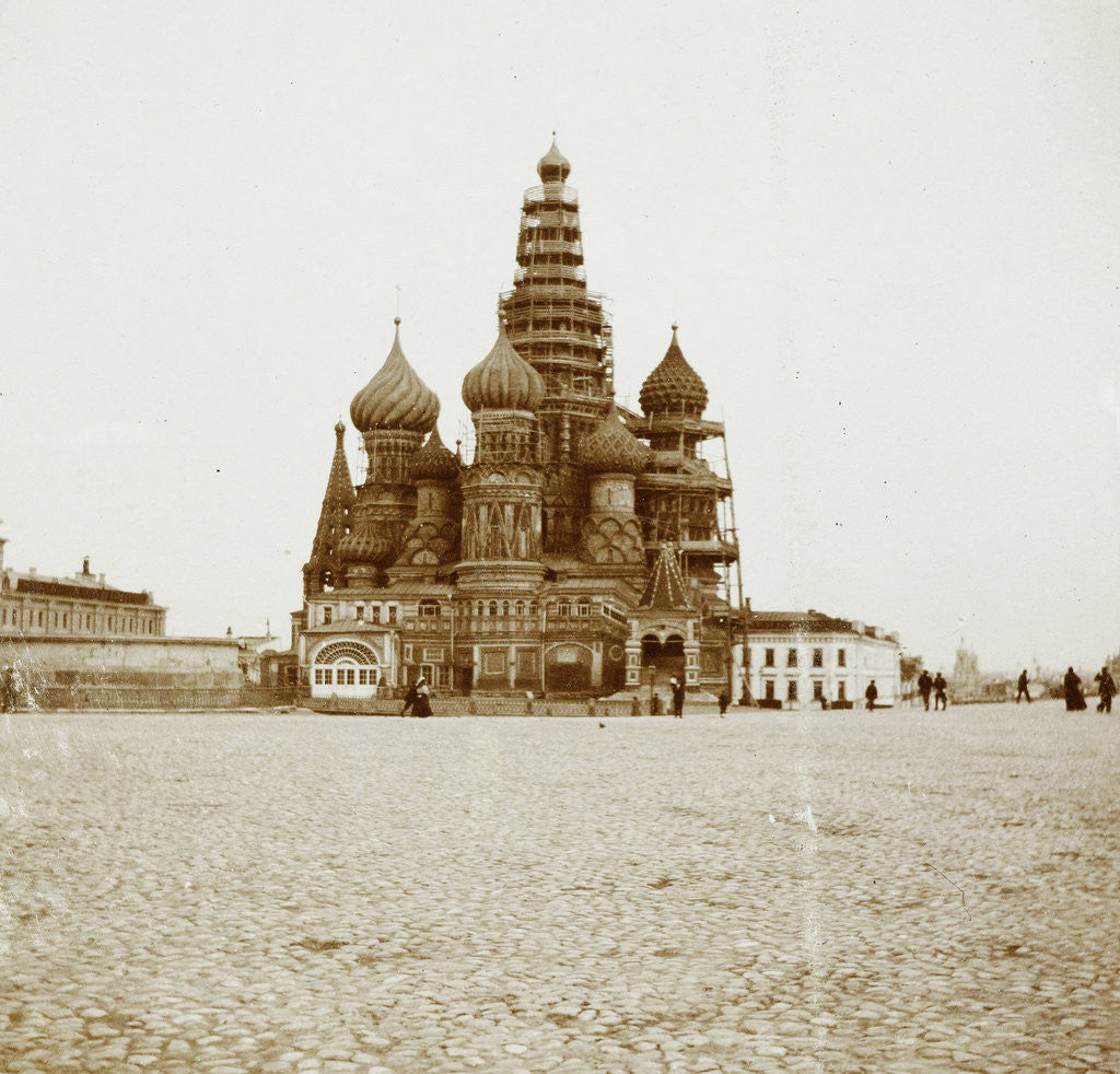Detail of Basil's Cathedral in the Kremlin by Henry Pauw van Wieldrecht