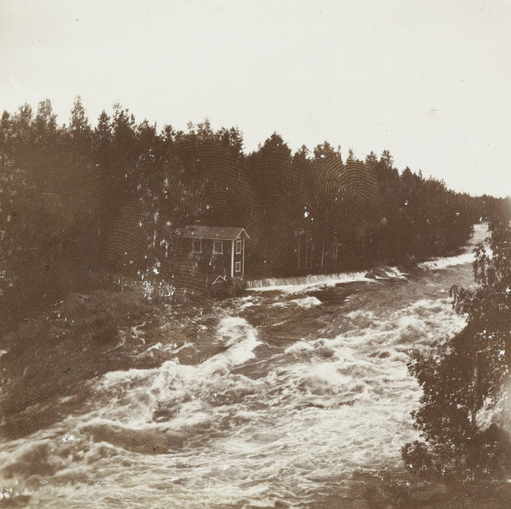 Detail of Rapids Imatra in Finland by Henry Pauw van Wieldrecht