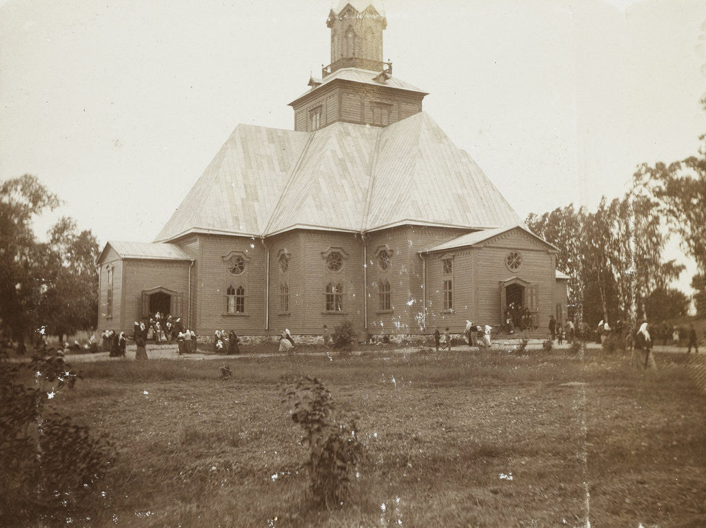 Detail of Going out of the church in Lappeenranta, Finland by Henry Pauw van Wieldrecht