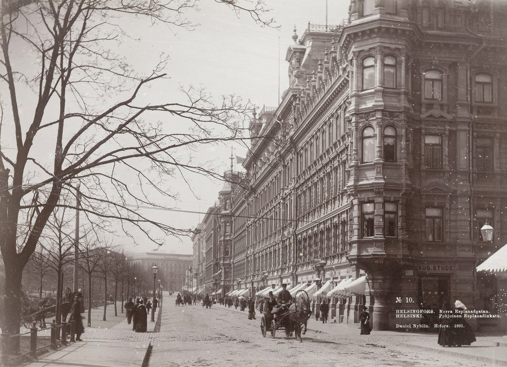 Detail of Street Norra Esplanadgatan, the main street of Helsinki, Finland by Henry Pauw van Wieldrecht