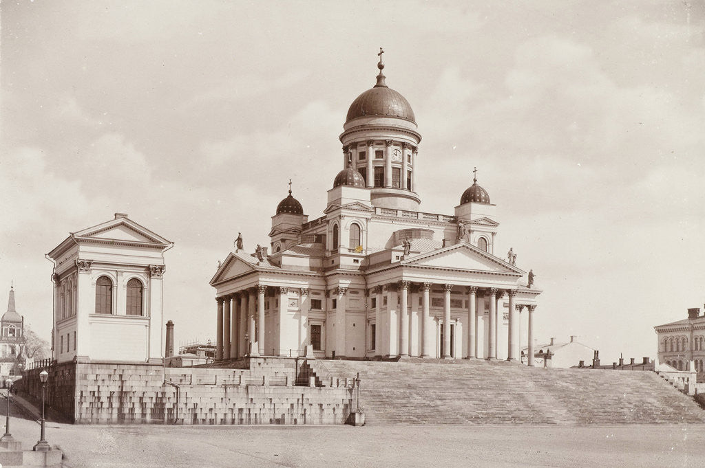 Detail of The Helsinki Cathedral, Finland by Henry Pauw van Wieldrecht