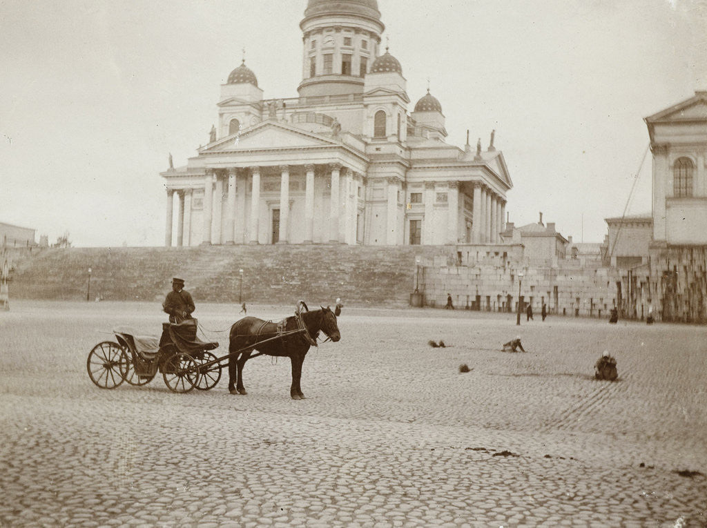 Detail of Lutheran Cathedral in Helsinki, Finland by Henry Pauw van Wieldrecht