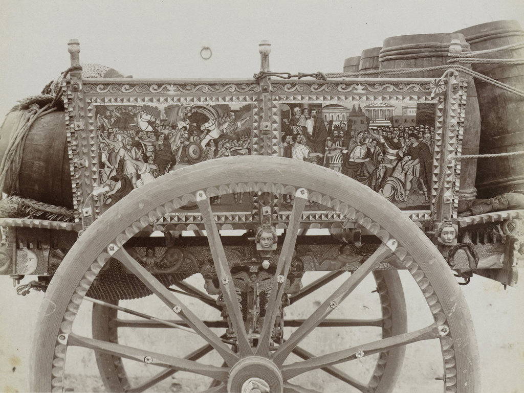 Detail of Palermo carro Siciliano dettaglio, Italy by Giuseppe Incorpora