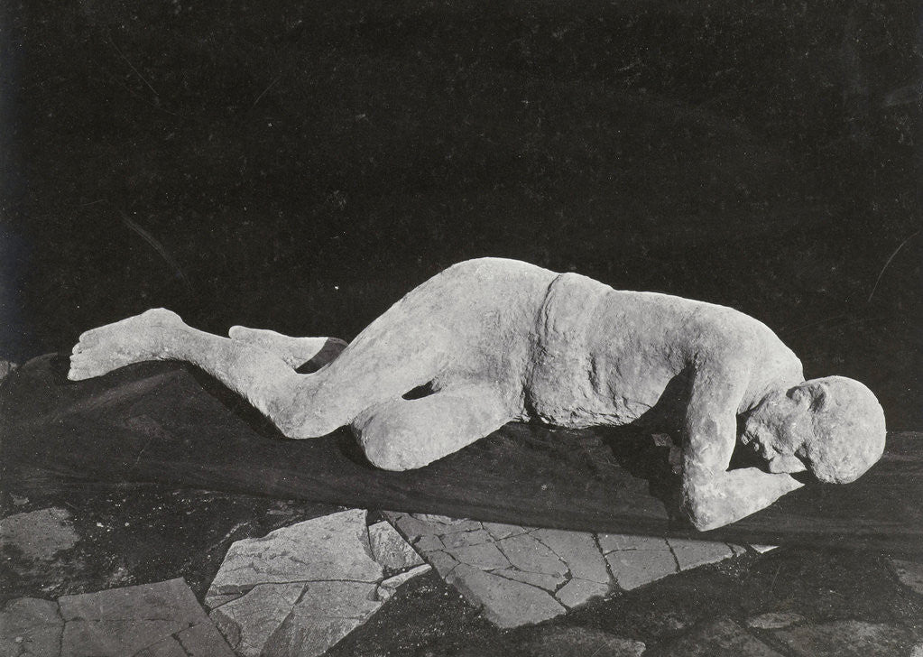 Detail of Impronte umane Scoverta 1873, Italy by Giorgio Sommer