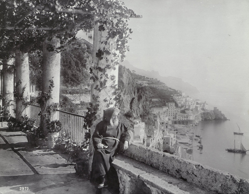 Detail of Amalfi, Italy by Giorgio Sommer