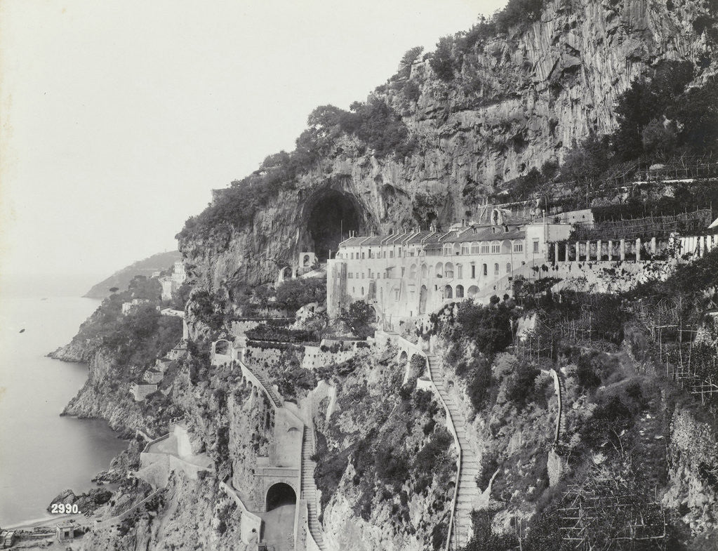 Detail of Amalfi by Giorgio Sommer