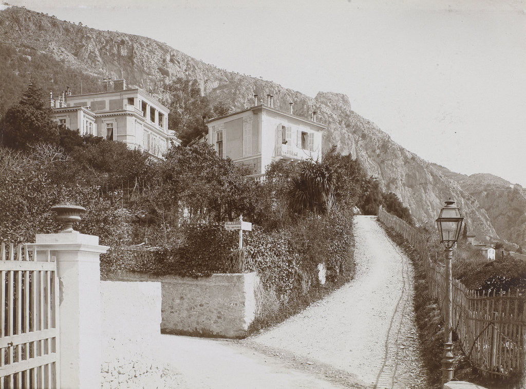 Detail of Narrow road with villas Louise and Isola Bella, Lago Maggiore Italy by Henry Pauw van Wieldrecht