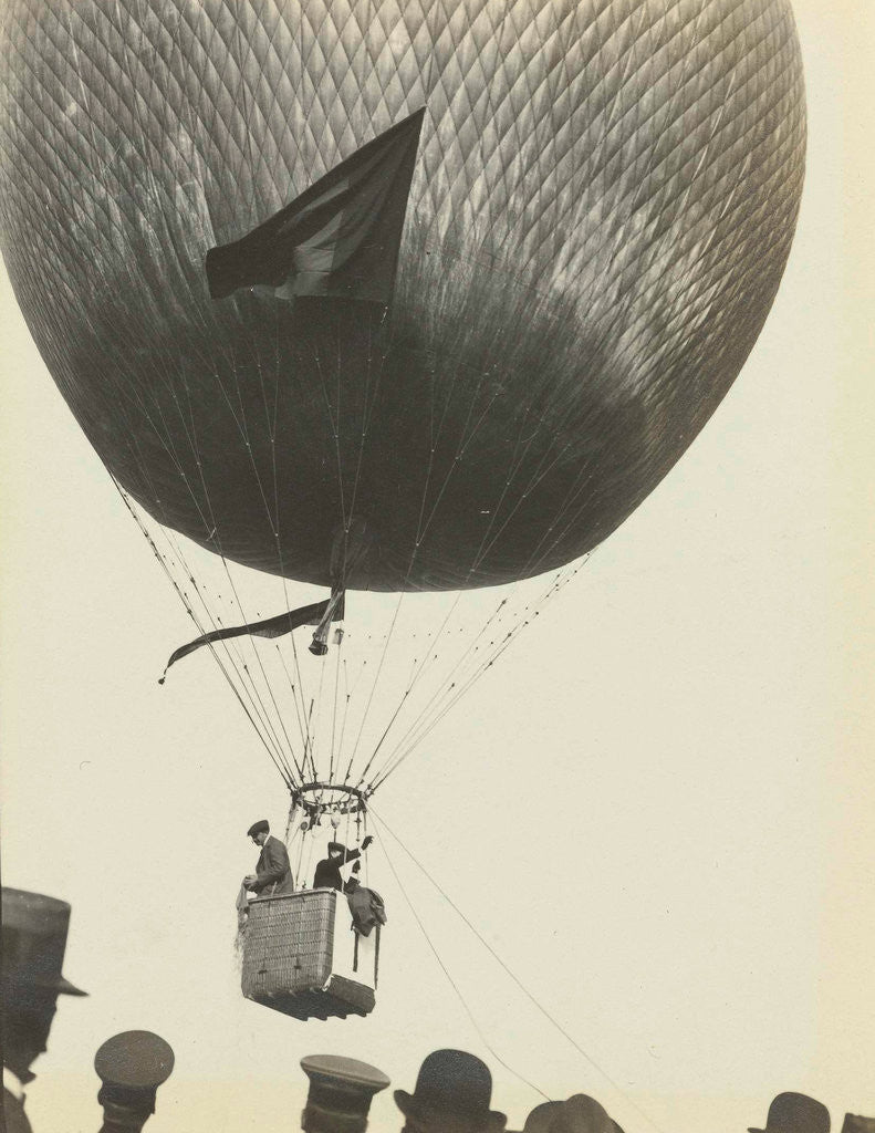 Detail of The third Gordon Bennett balloon race by Anonymous