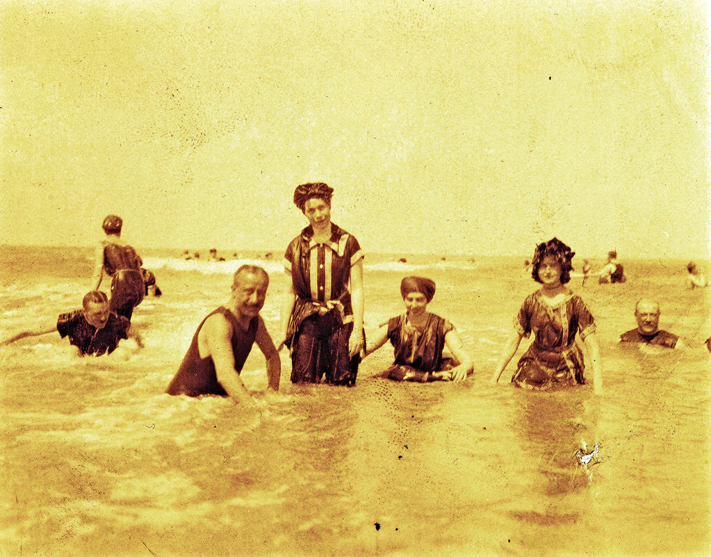 Detail of People at Sea North Sea, the Netherlands or Germany by Anonymous