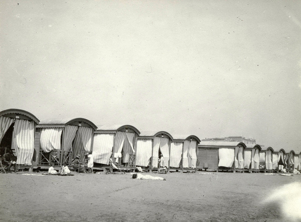 Detail of Beach houses North Sea, The Netherlands or Germany by Anonymous